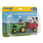  Playmobil Fermier Tracteur