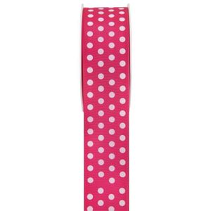 SANTEX Ruban ? pois fuchsia