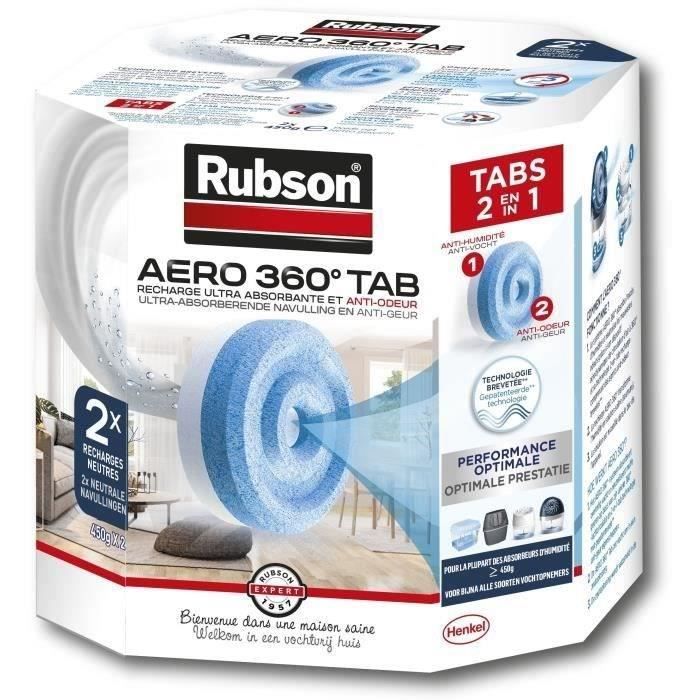 RUBSON 2 Recharges Aero 360 Achat / Vente absorbeur d'humidité