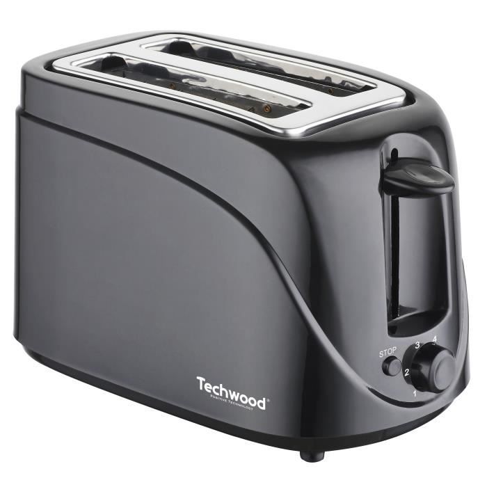 Grille Pain Noir Techwood TGP­204 Achat / Vente grillepain toaster Cdiscount