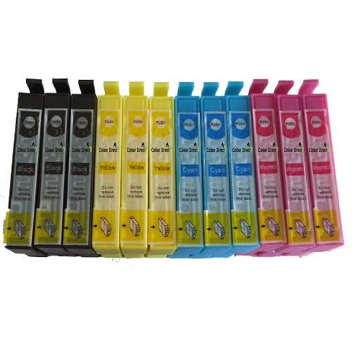 12 ColourDirect Cartouche D'encres Pour EPSON STYLUS S20 SX100 SX105