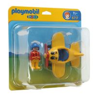 UNIVERS MINIATURE COMPLET Playmobil Pilote Avion