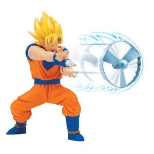 DRAGON BALL Goku Super Saiyen Figurine attaque finale - 18 cm