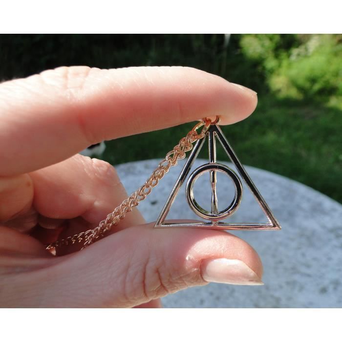 collier pendentif Harry Potter Triangle Relique Achat / Vente