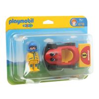 UNIVERS MINIATURE COMPLET Playmobil Pilote Voiture De Course