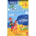 JEUNESSE ADOLESCENT QUIZ VACANCES; de la 6ème à la 5ème