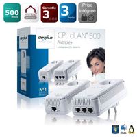 COURANT PORTEUR - CPL Devolo dLAN 500 AVtriple+ Starter kit