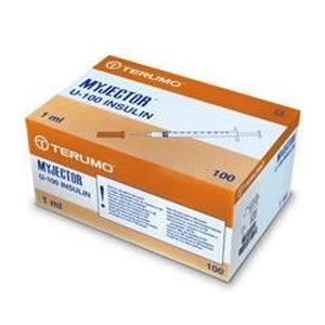 100x 1ml Terumo seringue à insuline 29G (12mm) - Achat 100x 1ml Terumo seringue à insuline 29G (12mm) - Achat