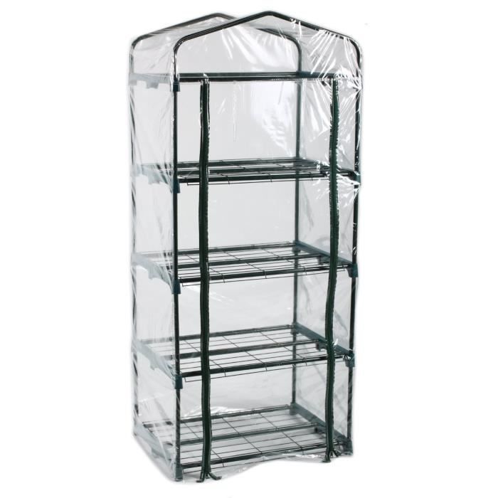Serre de jardin ou de balcon 4 niveaux avec bâche - Achat ...