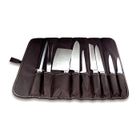 COUTEAU DE CUISINE - FEUILLE - COUPERET - FENDOIR Sacoche coutellerie 9 pièces métal