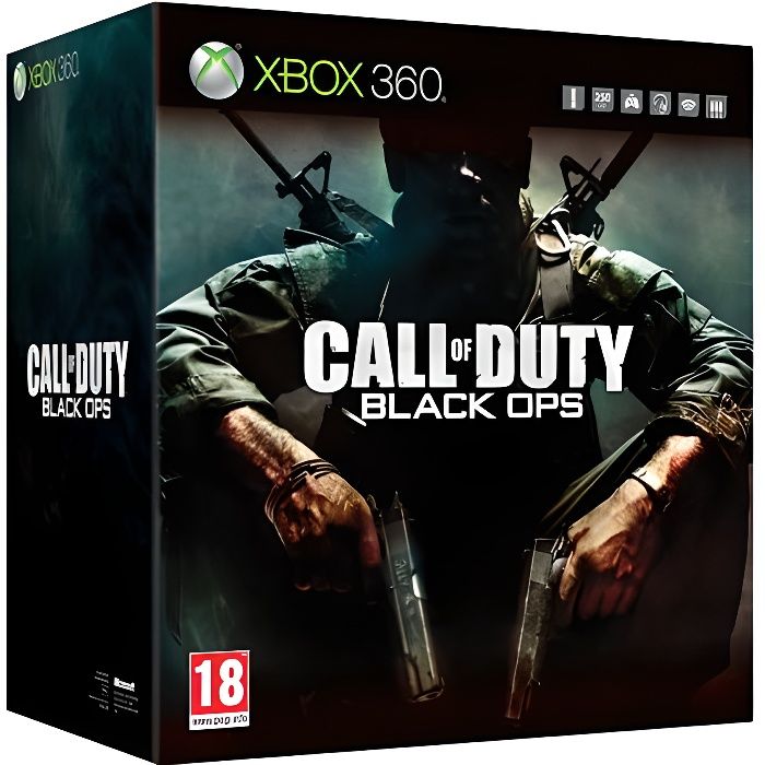 Pack X360 Call Of Duty Black Ops Console Xbox360 Achat Vente Console Xbox 360 Pack X360 5013