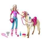  Barbie Cavalière Et Son Cheval + Accessoires