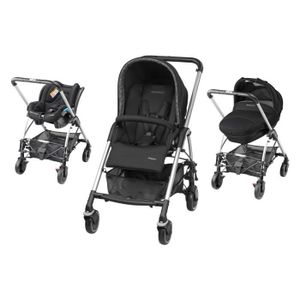 BEBE CONFORT Poussette Combinée Trio Streety Next Digital Black