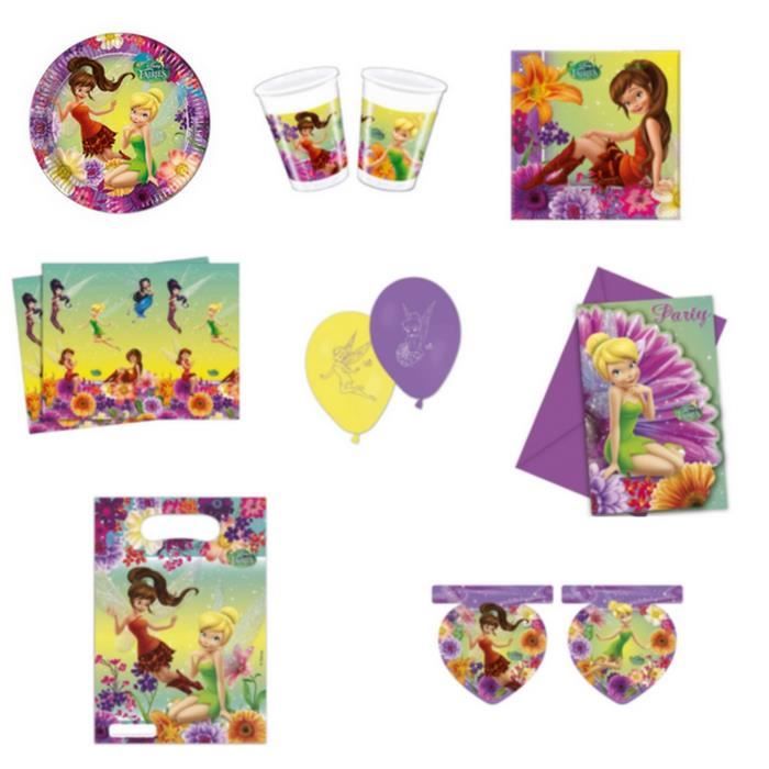 kit anniversaire complet fée clochette pour 8 Achat / Vente kit de