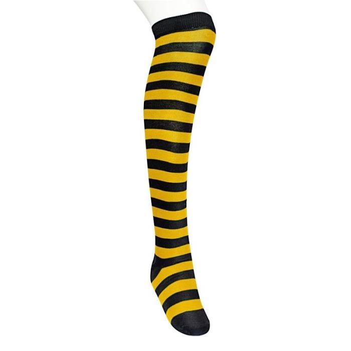 Chaussettes Montantes Femme YAMEE - 75cm Trico Chaud - Pour Hiver - Multi Couleurs