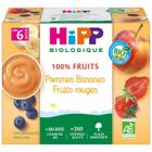  HIPP Coupelles bio Pommes Bananes F. Rouges 6 mois