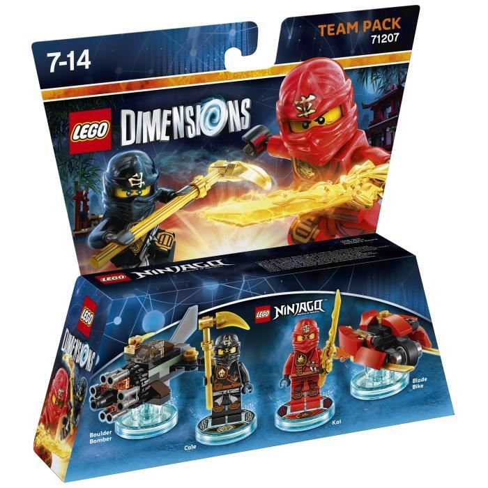 Figurine LEGO Dimensions Kai & Cole LEGO Ninjago Achat / Vente