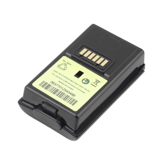 4800 mAH Rechargeable Batterie pour Sans Fil Xbox 360 Achat / Vente console xbox 360