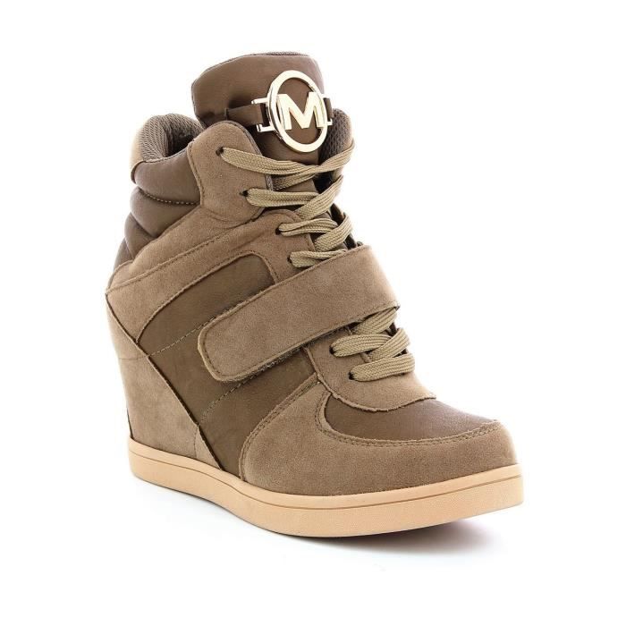 baskets compensees femme