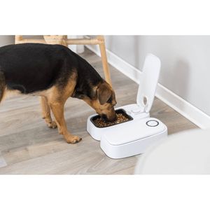 TRIXIE Distributeur de croquettes automatique pour chien double