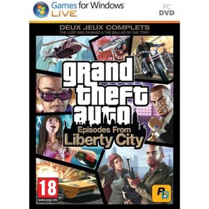 JEUX PC GTA : EPISODES FROM LIBERTY CITY / JEU PC DVD-ROM JEUX PC GTA : EPISODES FROM LIBERTY CITY / JEU PC DVD-ROM