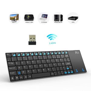 CLAVIER D'ORDINATEUR Rii K12 Ultra-mince 2.4GHz Mini Clavier Sans Fil(w CLAVIER D'ORDINATEUR Rii K12 Ultra-mince 2.4GHz Mini Clavier Sans Fil(w