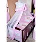 CIEL DE LIT BÉBÉ Ciel de lit bébé et sa flèche de lit bébé ROSE