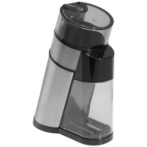 BESTRON AKM1405 Moulin ? café électrique en acier inoxydable ? 150W ? Noir/Inox