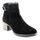Bottines en cuir - noir