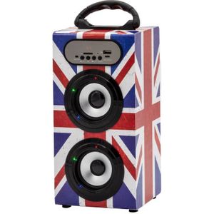 TEKNOFUN Mini Tour Enceinte Bluetooth UK Grunge