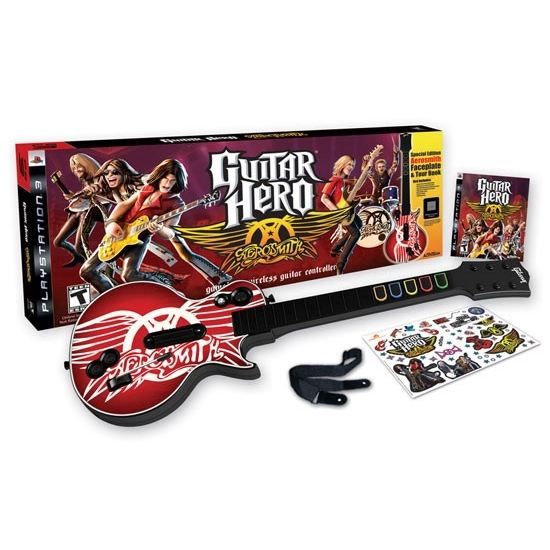 GUITAR HERO AEROSMITH BUNDLE PS3 / JEU CONSOLE PS3 Achat / Vente jeu ps3 GUITAR HERO AEROSMITH