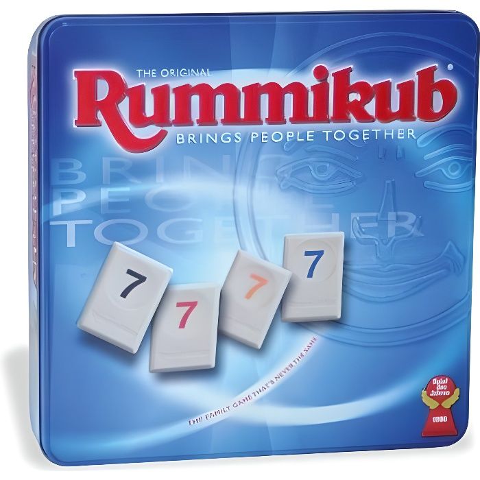 JUMBO 03973 RUMMIKUB ORIGINALE EN BOÎTE MÉTAL… Achat / Vente jeu