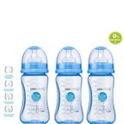BIBERON ET PIECES DETACHEES BEBE CONFORT Lot 3 biberons 270ml +tétines T1