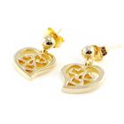 Boucles Plaqué Or "Love"