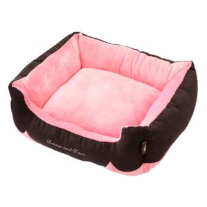 D&D Coussin Fisher M - 60x50x20cm - Rose - Pour chien