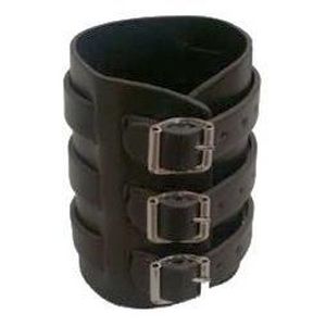 Bracelet de force en cuir 2 brides Modèle Grand Luxe