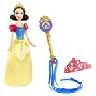  Poupée Disney Blanche Neige + baguette + diadème
