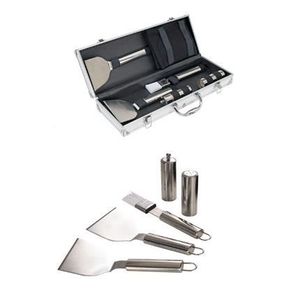 Valisette 6 pi?ces inox plancha
