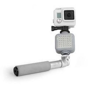 Xsories X-shine Flash projecteur compact pour filmer dans la nuit - idéal GoPro - Argent- Basic