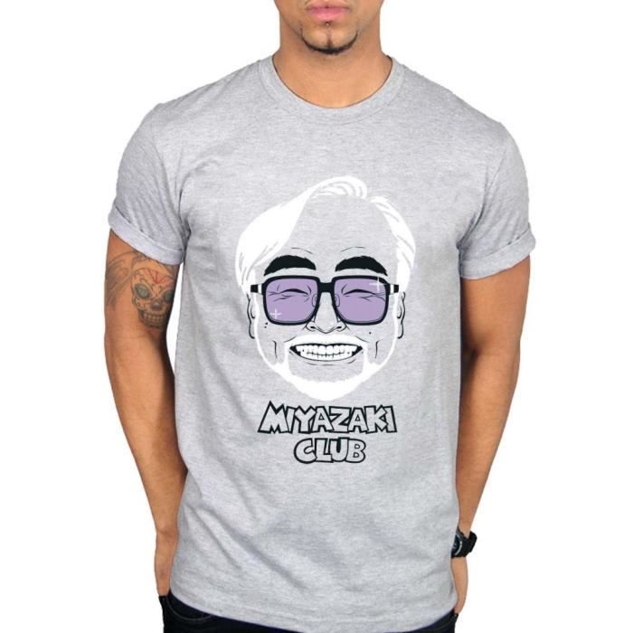 Miyazaki Club Portrait T-shirt Anime Manga - Achat / Vente t-shirt