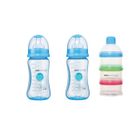  BEBE CONFORT Lot de 2 Biberons + Tétines + Doseur