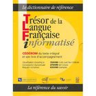  TRESOR DE LA LANGUE FRANCAISE INFORMATISE