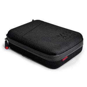 XSories - CAPXULE SMALL - Housse de rangement pour caméra GoPro et accessoires, mousse découpée, filet de rangement, poignée, Noire