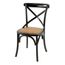 CHAISE  Chaises bistrot noire Villa Florence - Lot de 2…