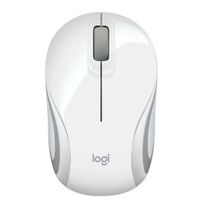 Logitech souris mini sans fil optique - M187 Blanc