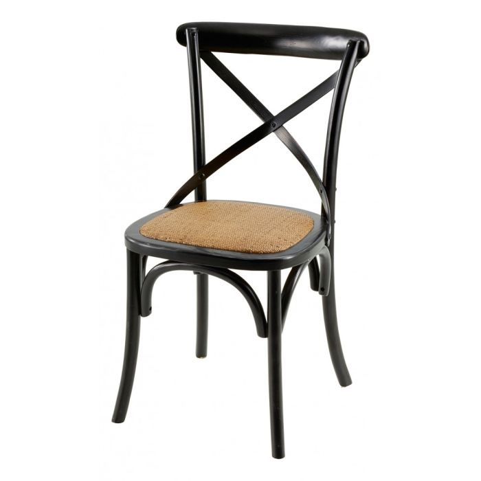 chaise bistro noir