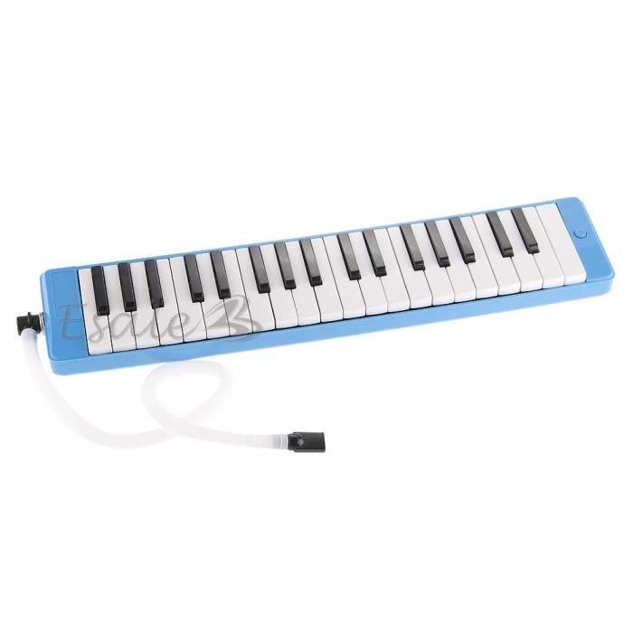 Mélodica Clavier Harmonica à Vent 37 Touches Notes + Tuyau Instrument