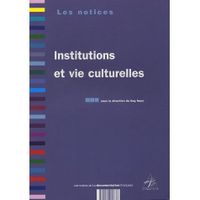 ENTREPRISE - ECONOMIE - DROIT INSTITUTIONS ET VIE CULTURELLE