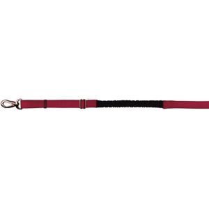 TRIXIE Experience Laisse avec amortisseur de choc L?XL: 1,20?1,40 m/25 mm rouge lie de vin pour chien
