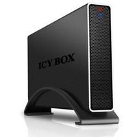 BOITIER PC   -  PANNEAUX LATERAUX ICY BOX - Boitier externe 3.5" - Noir IB-318STU3-B